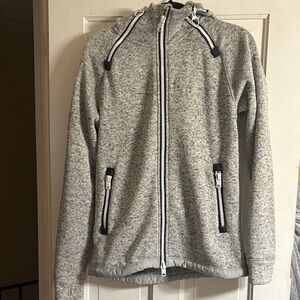 Superdry Heather Gray Fleece Hoodie - Worn once